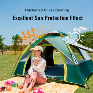 Fully automatic tent