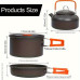 Camping Cookware Set with Pots