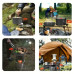 Camping Cookware Set with Pots
